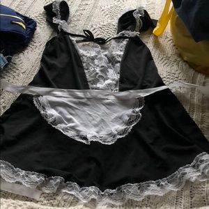 Cute as a button French Maid outfit or costume